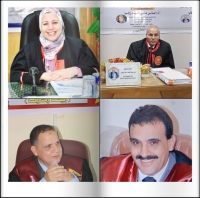 قيادات الكلية ينهئون بعض الأساتذة لترشحهم لعضوية اللجان العلمية الدائمة