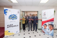 رئيس جامعة بنها يفتتح معرض &quot;دكان الفرحة&quot; للملابس الجديدة لطلاب الجامعة