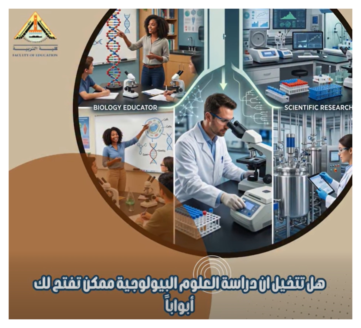 فيديو تعريفي لبرنامج العلوم البيولوجية باللغة الإنجليزية بكلية التربية ببنها